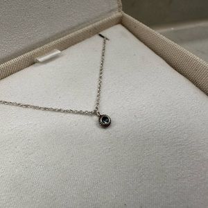 Shinola blue topaz necklace